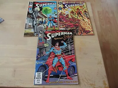 Buy 3 X Superman #46, #47, #48 : 1990 DC Comics • 4.99£
