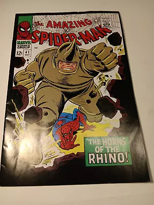 Buy The Amazing Spider-Man #41 First Appearance Of Rhino (2nd Printing) • 22.93£