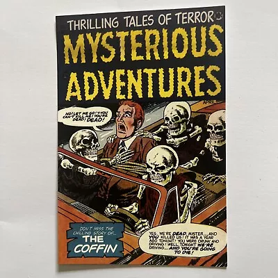 Buy Vintage Pre-Code Horror Comics Postcards Set Of 15 4x6 Mysterious Adventures #19 • 9.62£