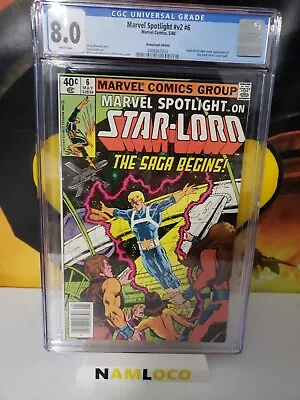 Buy Marvel Spotlight V2 #6 CGC 8.0 Newsstand Origin & 1st Star-Lord In Comic Book • 55.17£