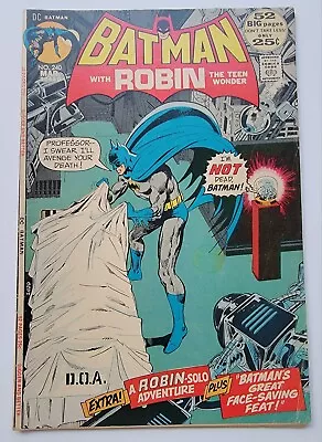 Buy Batman #240 VG/FN Neal Adams Cover 1972 Vengeance For A Dead Man, Vintage Silver • 39.18£
