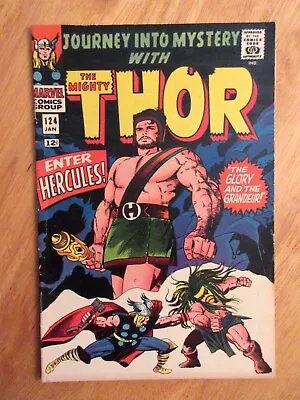 Buy JOURNEY INTO MYSTERY (THOR) #124 (1966) *Very Bright & Colorful!* (VF Or VF/VF-) • 55.37£