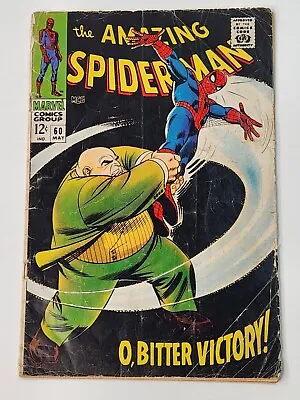 Buy Amazing Spider-Man 60 Iconic Romita Sr. Cover 5th Kingpin App Silver Age 1968 • 31.53£