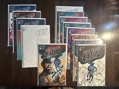 Buy EIGHT BILLION GENIES 1-8 First Printings A Covers Full Set PlusMore! Lot Of 13 • 102.77£
