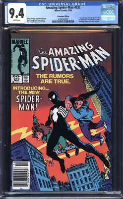 Buy Amazing Spider-man #252 Cgc 9.4 White Pages // 1st App Black Suit Marvel 1984 • 313.24£