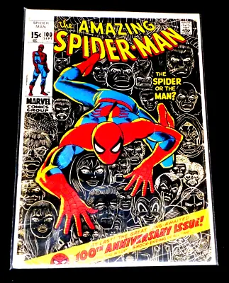 Buy THE AMAZING SPIDER-MAN #100, ANNIVERSARY 100th ISSUE - VERY DESIRABLE COMIC . • 159£