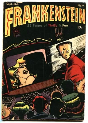 Buy FRANKENSTEIN #7-Horror Comic Book Cover-DICK BRIEFER-PRE-CODE HORROR • 349.71£