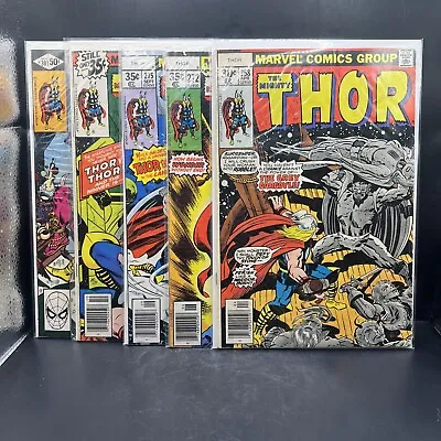 Buy Mighty Thor Issue #’s 258 272 275 276 & 301 (Marvel Comics) 5 Book Lot (A24)(11) • 15.98£