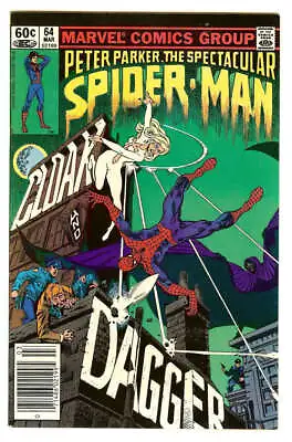 Buy Spectacular Spider-man #64 7.5 // 1st Appearance Of Cloak & Dagger 1982 • 48.89£
