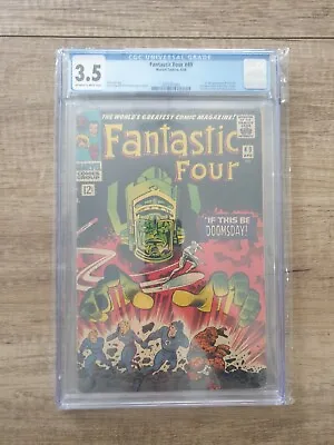 Buy Fantastic Four #49 1966 CGC 3.5 First Full Appearance Of Galactus • 550£