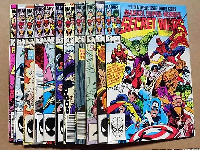 Buy Marvel Super Heroes Secret Wars 1-12 (#8 Missing) 1984 1 2 3 4 5 6 7 9 10 11 12 • 125.41£