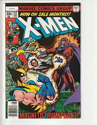 Buy Uncanny X-Men #112 Sharp NM- 1978 Marvel Comic Book Wolverine Magneto • 91.03£