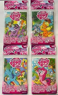 Buy IDW Lot Of 4 My Little Pony Micro Comic Fun Packs NEW • 19.75£