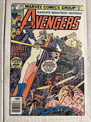 Buy 1980 Marvel The Avengers #195 NM  Newsstand 1st App Taskmaster In Cameo • 33.75£