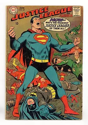 Buy Justice League Of America #63 GD+ 2.5 1968 Low Grade • 6.09£