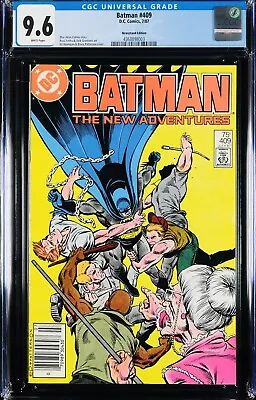 Buy Batman #409 CGC 9.6 Newsstand  Origin Of Jason Todd Detective Comics • 61.56£