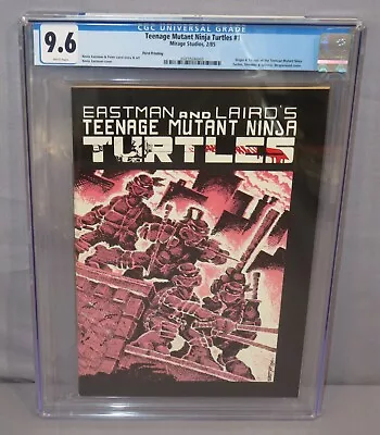 Buy TEENAGE MUTANT NINJA TURTLES #1 (3rd Print) CGC 9.6 NM+ Mirage Studios 1985 • 1,433.97£
