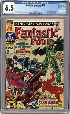 Buy Fantastic Four Annual #5 CGC 6.5 1967 4369943022 • 161.69£