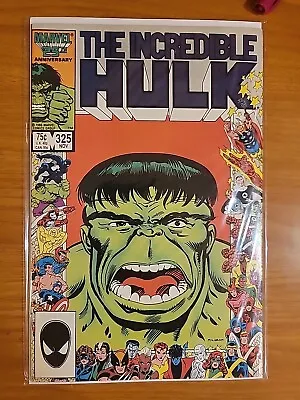 Buy VD -- Incredible Hulk #325 1st Rick Jones As Hulk Marvel Comics 1986  • 6.32£