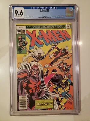 Buy X-Men 104 CGC 9.6 White Marvel Comics 1977 1st Starjammers Cameo • 393.46£