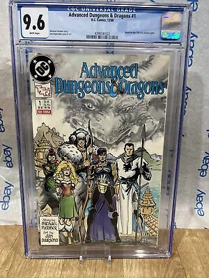 Buy Advanced Dungeons + Dragons 1 CGC 9.6 Jan Duursema Cover + Art DC 1988 Comic • 79.49£