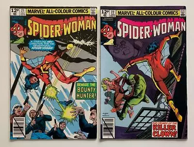Buy Spider-Woman #21 & #22 (Marvel 1979) 2 X VF+ Condition Bronze Age Issues. • 14.62£