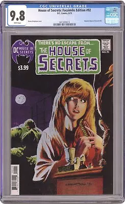 Buy House Of Secrets Facsimile Edition #92 CGC 9.8 2019 4413008013 • 70.36£