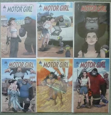 Buy Motor Girl #1-6 Set..terry Moore..abstract 2017 1st Print..nm..rachel Rising • 24.99£