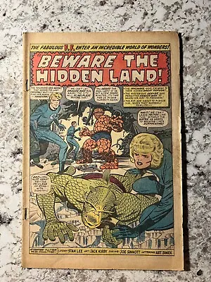 Buy Fantastic Four #47 (Marvel Comics 1966) COVERLESS Inhumans Appearance • 19.76£