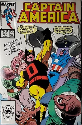 Buy Marvel Captain America April 1987 No. 328 Comic Book • 8£