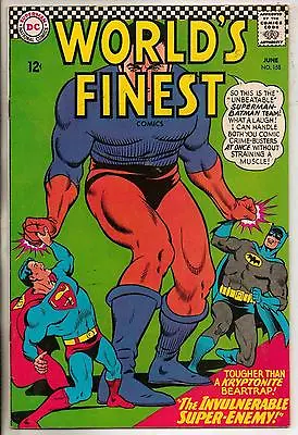 Buy DC Comics Worlds Finest #158 June 1966 Superman & Batman VF • 31£