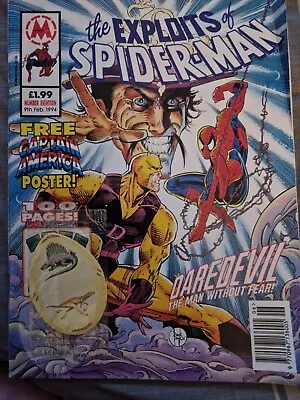 Buy The Exploits Of SPIDER-MAN Comic - No 18 09/02/94 US Comic FREE GIFT/POSTER • 15.99£