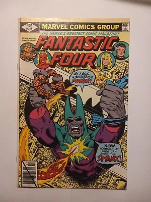 Buy Fantastic Four #208 Newsstand Variant The Sphinx! Nova! Human Torch! Marvel 1979 • 13.32£