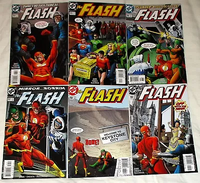 Buy FLASH #164,165,166,167,168,169 (DC Comics 2000) Geoff Johns, Brian Bolland, JLA • 8.50£