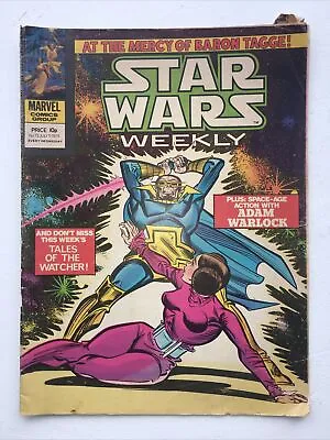 Buy Star Wars Weekly At The Mercy Of Baron Tagge! No. 72 July 11 1979 Imperfect • 5£