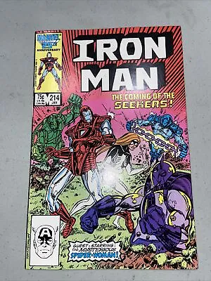 Buy Iron Man #214 Janurary 1987 Marvel • 6.32£