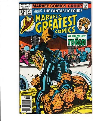 Buy 1978 Marvel's Greatest Comics #75 - Reprint Of Fantastic Four 93 VF-NM • 7.99£