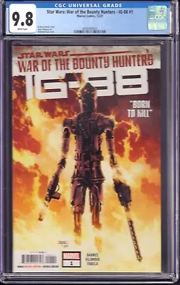 Buy Star Wars: War Of The Bounty Hunters - IG-88 #1 (Marvel Comics, 2021) CGC 9.8 • 32.16£
