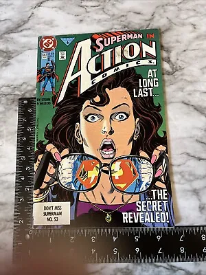 Buy ACTION COMICS #662 2nd Print (1991 DC) AT LONG LAST...THE SECRET REVEALED! • 4.80£