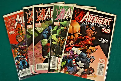 Buy Avengers Disassembled Lot Of 5 Marvel Comics #500, 502, 503, Finale - Chaos • 8.79£