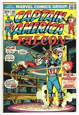 Buy Captain America #168 Fine-Very Fine 7.0 Falcon Phoenix First Helmut Zemo 1973 • 26.07£