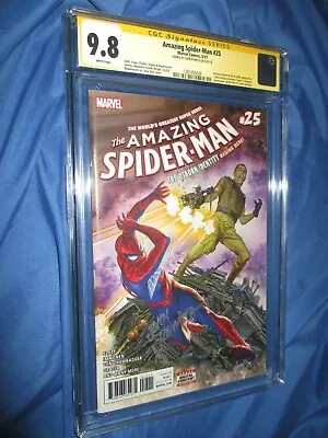Buy THE AMAZING SPIDERMAN #25 CGC 9.8 SS Signed By John Romita Sr (Spectacular #2) • 177.81£