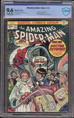 Buy Amazing Spider-Man # 131 CBCS 9.6 White (Marvel, 1974) Gil Kane Cover • 278.05£