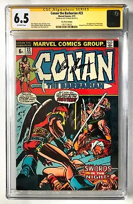 Buy Conan The Barbarian #23 Cgc Ss 6.5 Signed Roy Thomas 1st Appearance Red Sonja • 399.99£
