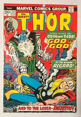 Buy The Mighty Thor #217 1973 Marvel Comic Book • 4.79£