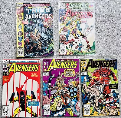 Buy AVENGERS COMIC BOOKS #214 #224 #301 #307 HIGH GRADE MARVEL  & Thing Avengers #75 • 18.99£