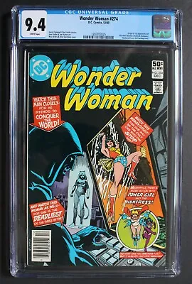 Buy WONDER WOMAN #274 ORIGIN 1st Deborah Domaine CHEETAH 1980 Wiig MOVIE-2 CGC 9.4 • 102.47£