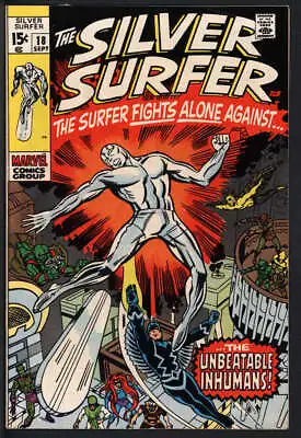 Buy Silver Surfer #18 6.5 // 1st Battle Of Silver Surfer Vs The Inhumans Marvel 1970 • 71.13£