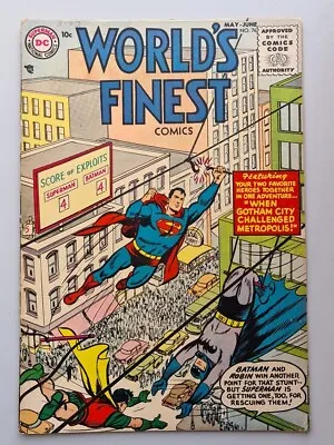 Buy World's Finest Comics #76 Fn (6.0) May 1955 Dc Superman Batman Robin ** • 269.99£