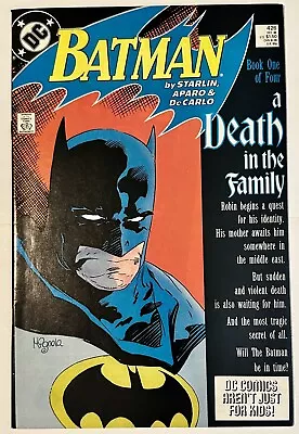 Buy Batman #426 A Death In The Family Chapter 1 Jason Todd DC Comics 1988 Mignola VF • 21.58£